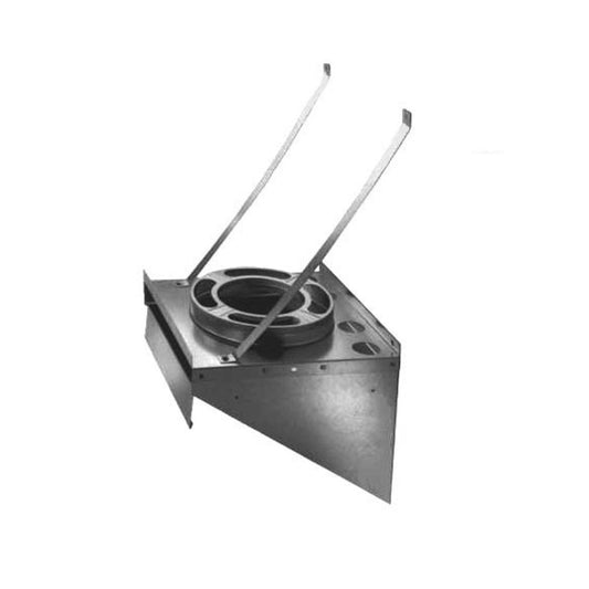 8" DuraPlus Galvanized Tee Support Bracket - 8DP-TSB