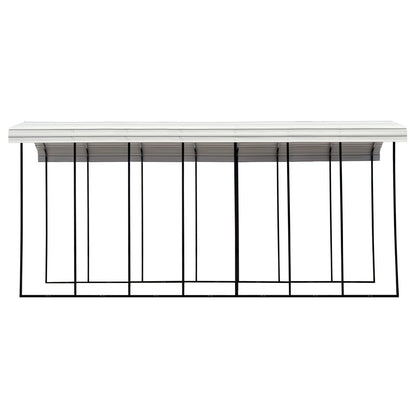 Arrow 14 x 33 x 14 Carport - Eggshell