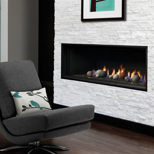 Kingsman Serene 60" NG Linear Fireplace - ZCVRB60NE
