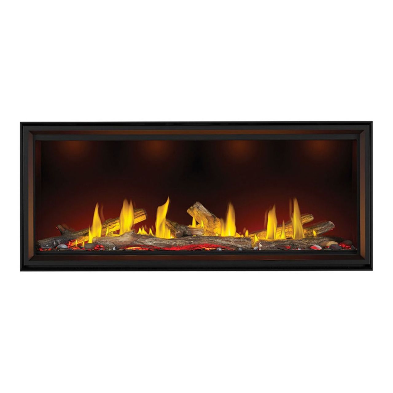 Napoleon Tall Linear Vector Direct Vent 62" Natural Gas Fireplace with Luminous Logs - TLV62N
