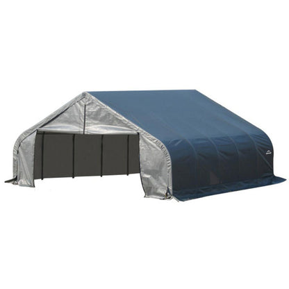 ShelterCoat 22 x 28 Garage With Peak 12.5 Roof - Gray