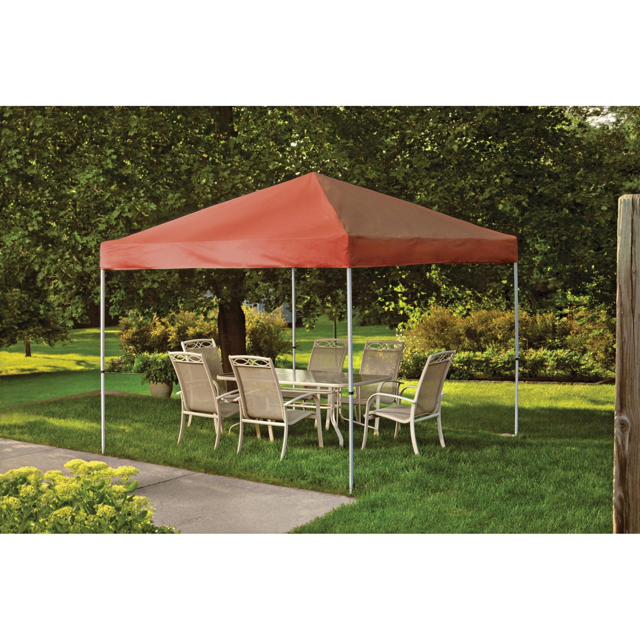 Pop-Up HD 10' x 10' Straight Leg Canopy -  Terracotta