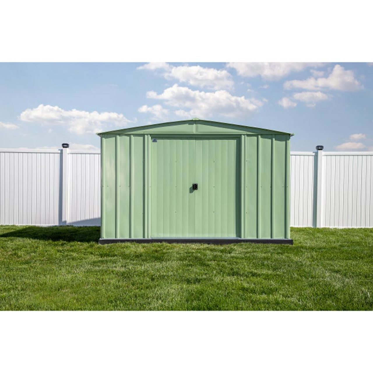 Arrow Classic Steel Storage Shed  10' x 12' - Sage Green