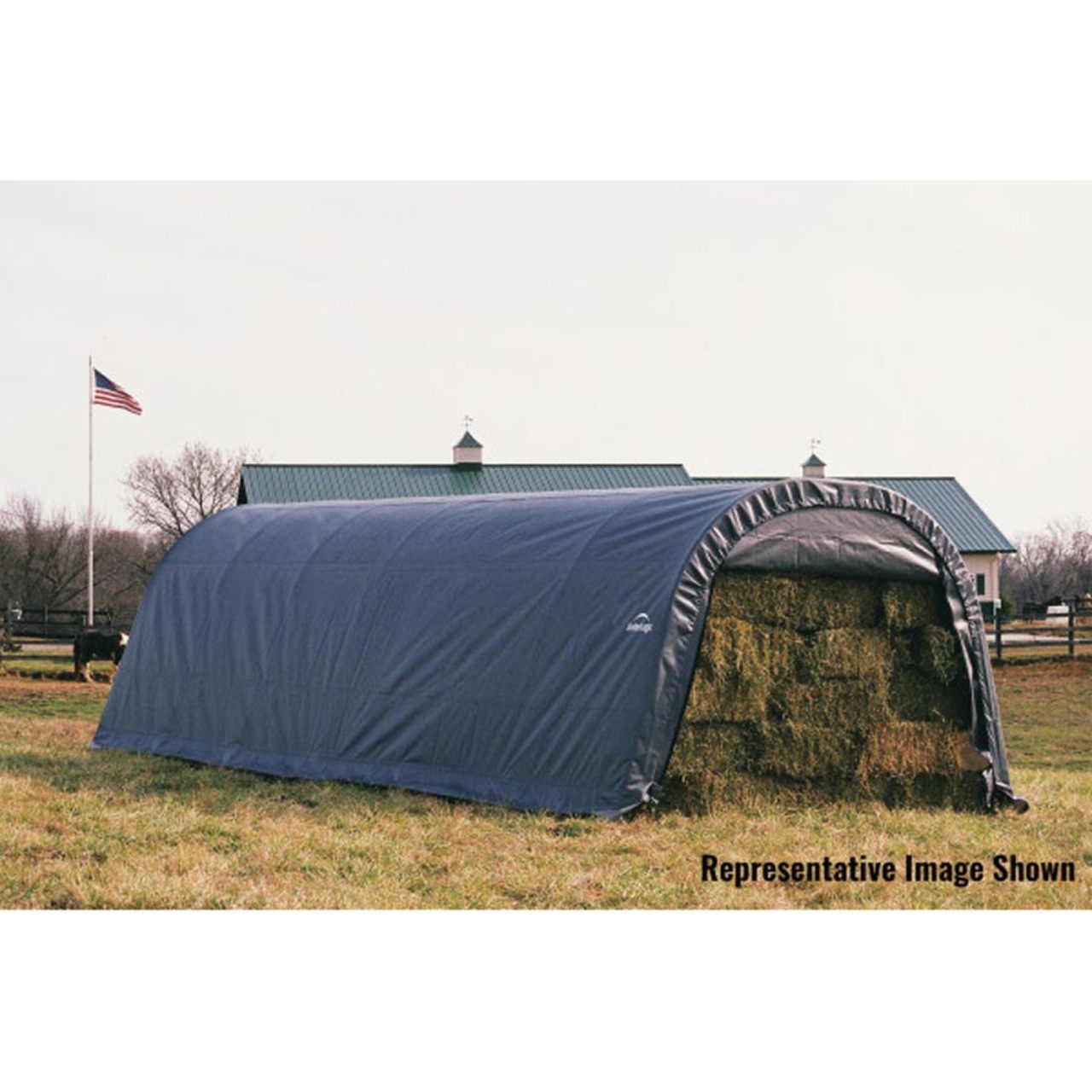 ShelterCoat 12' x 28' Wind & Snow Rated Garage  - Gray