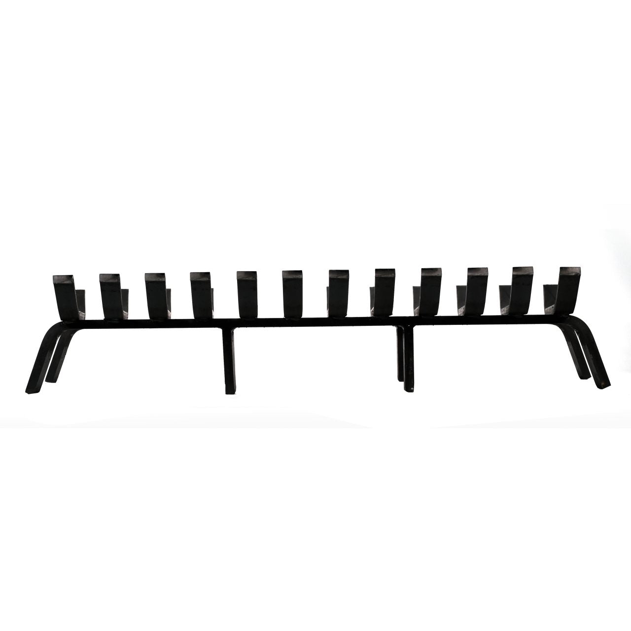 36" Black Lifetime Fireplace Grate - Extra Heavy-Duty