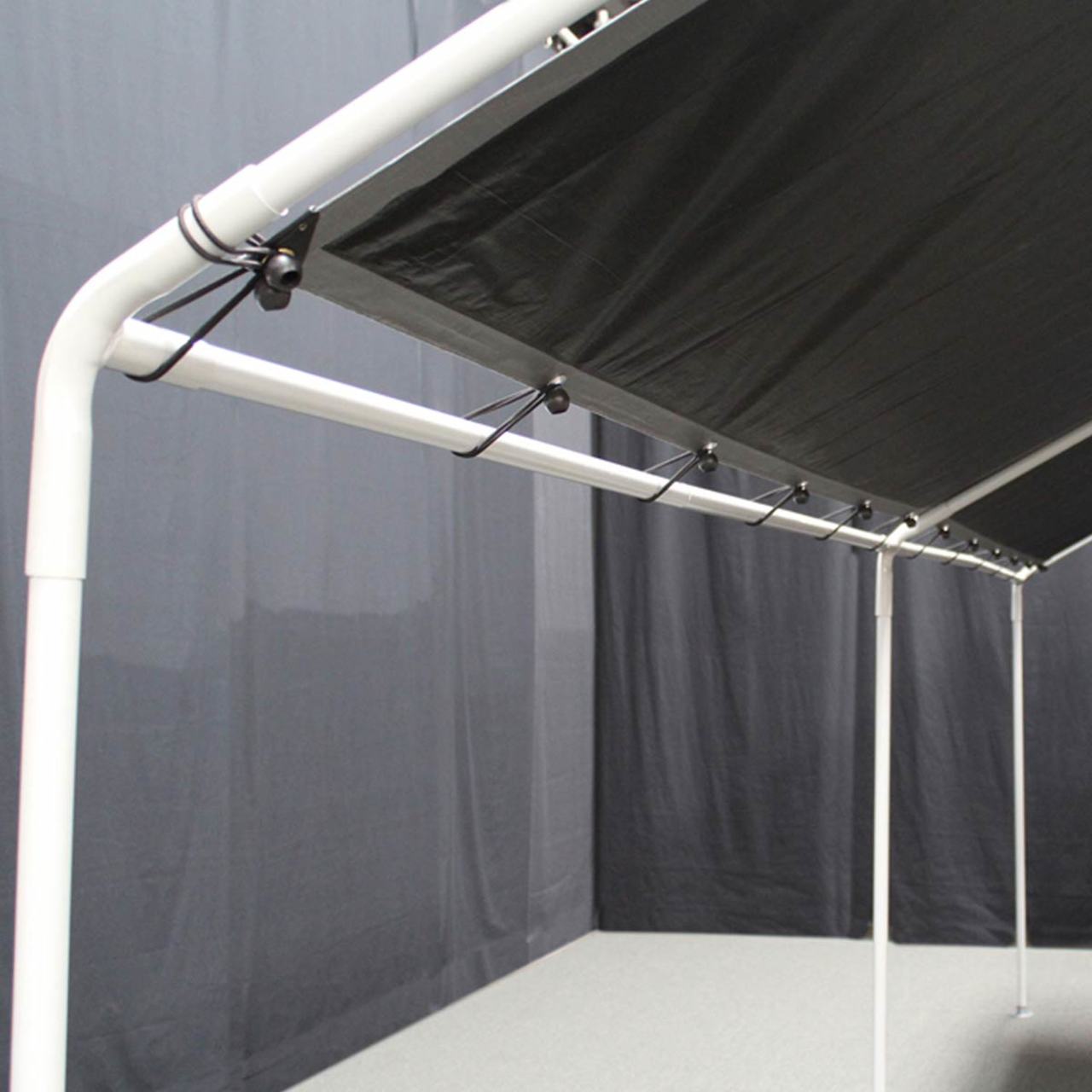 King Canopy 10' x 20' 6-Leg King Canopy with Gray Cover - KMK1PCS