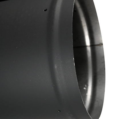 6" HeatFab 38" to 70" Adjustable Black Stovepipe - 2606B