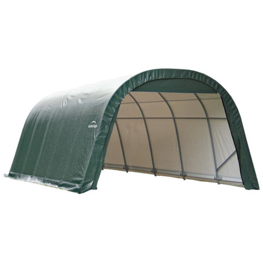 ShelterCoat 12' x  20' Wind & Snow Rated Round Garage - Green