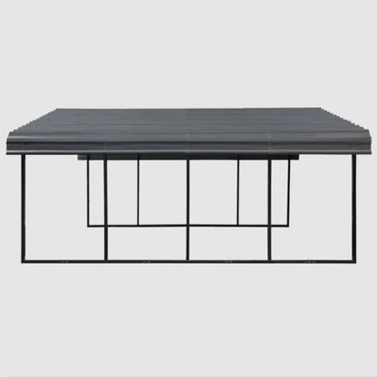 Arrow Carport 20 x 20 x 7 Ft. - Charcoal
