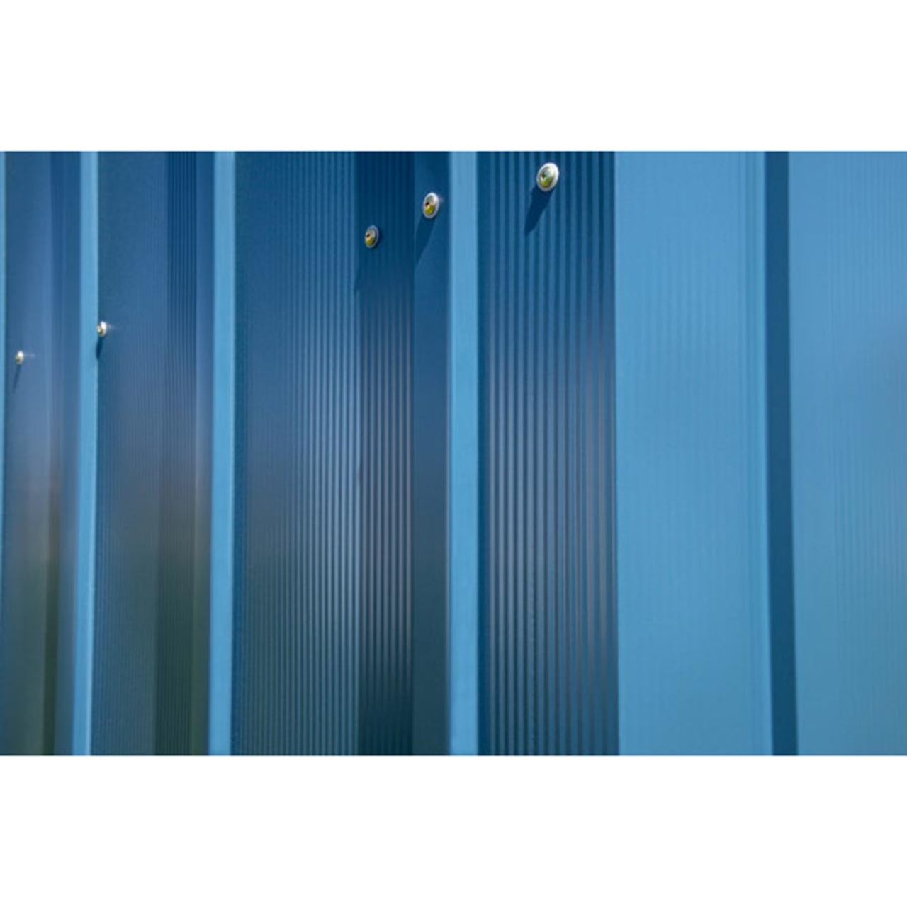 Arrow Classic Steel Storage Shed 6' x 4' -  Blue Gray