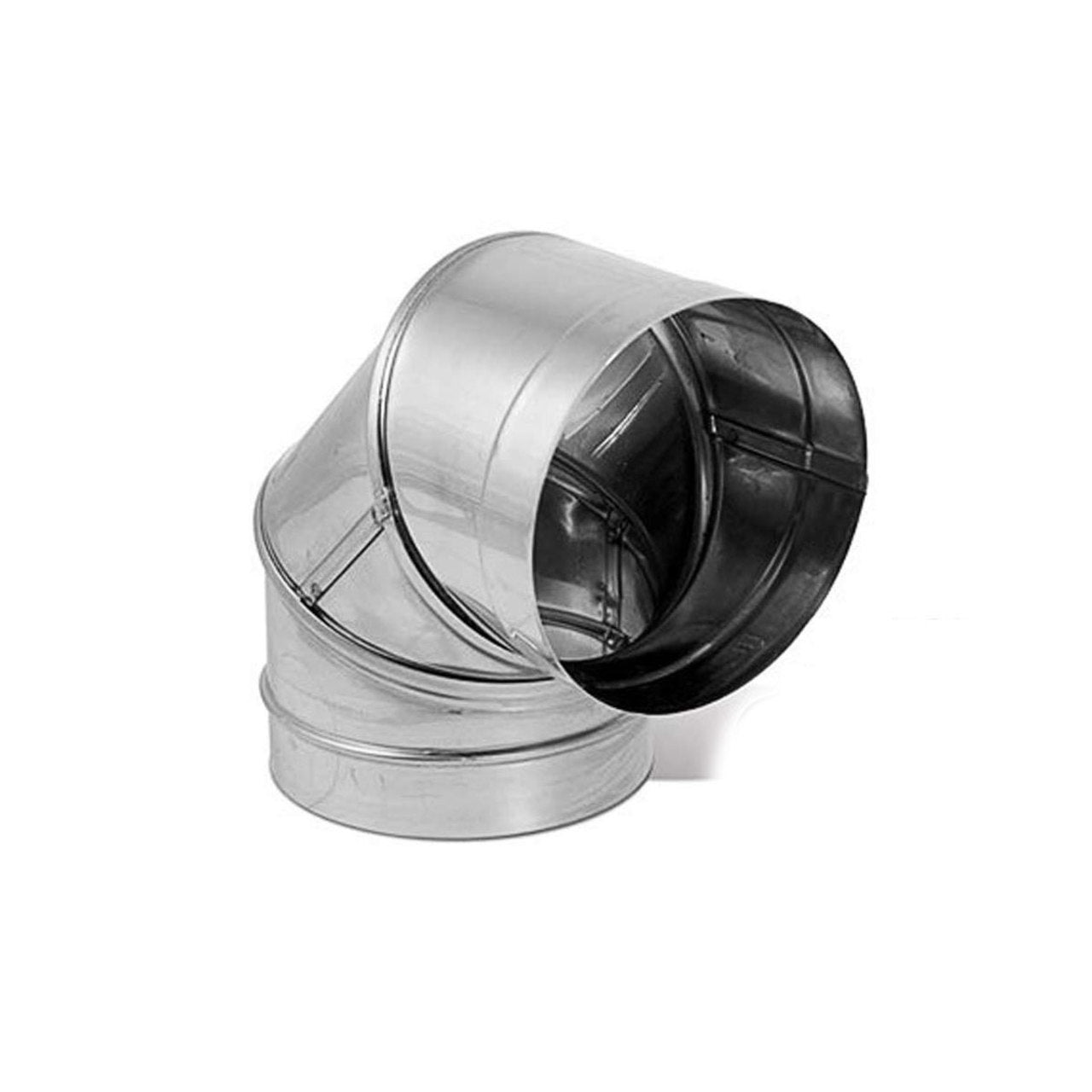 6" DuraBlack Stainless Steel 90 Deg. Elbow - 6DBK-E90SS