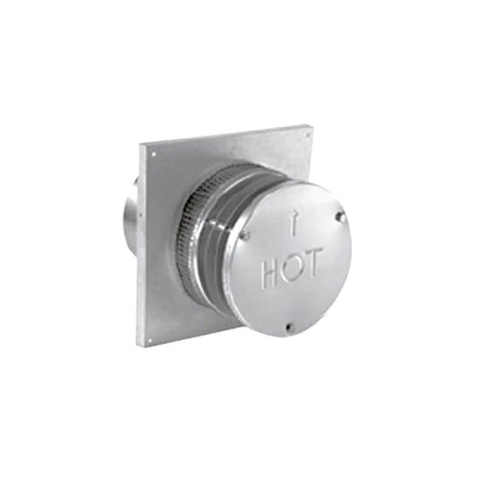 4" x 6 5/8" DirectVent Pro Round Horizontal Termination Cap - 46DVA-HRCS
