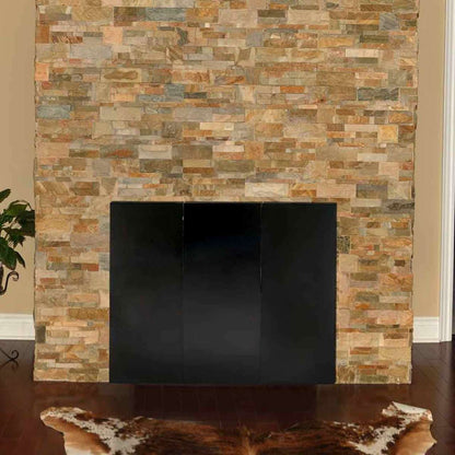 40" x 32" BlackFireplace Draft Guard Cover