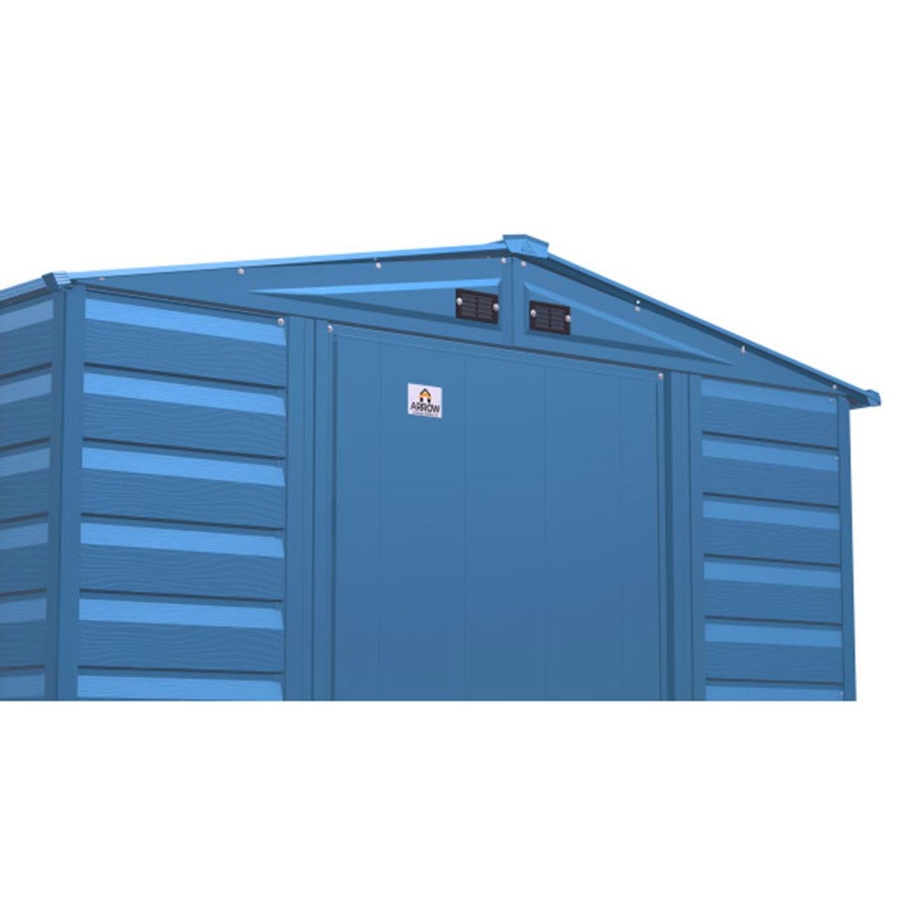 Arrow Select 6' x 7' Steel Storage Shed - Blue Gray