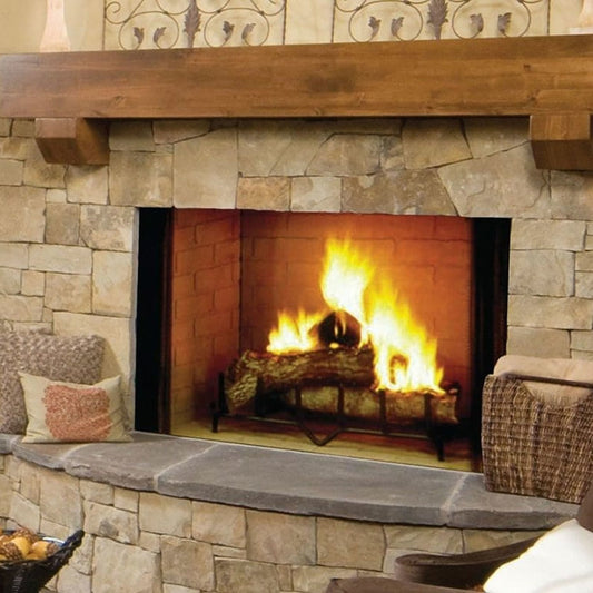 Majestic Biltmore 50" Herringbone Open Wood-Burning Fireplace - SB100HB