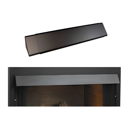 White Mountain Hearth Hood, Extended, 42, Matte Black VB4H42BL