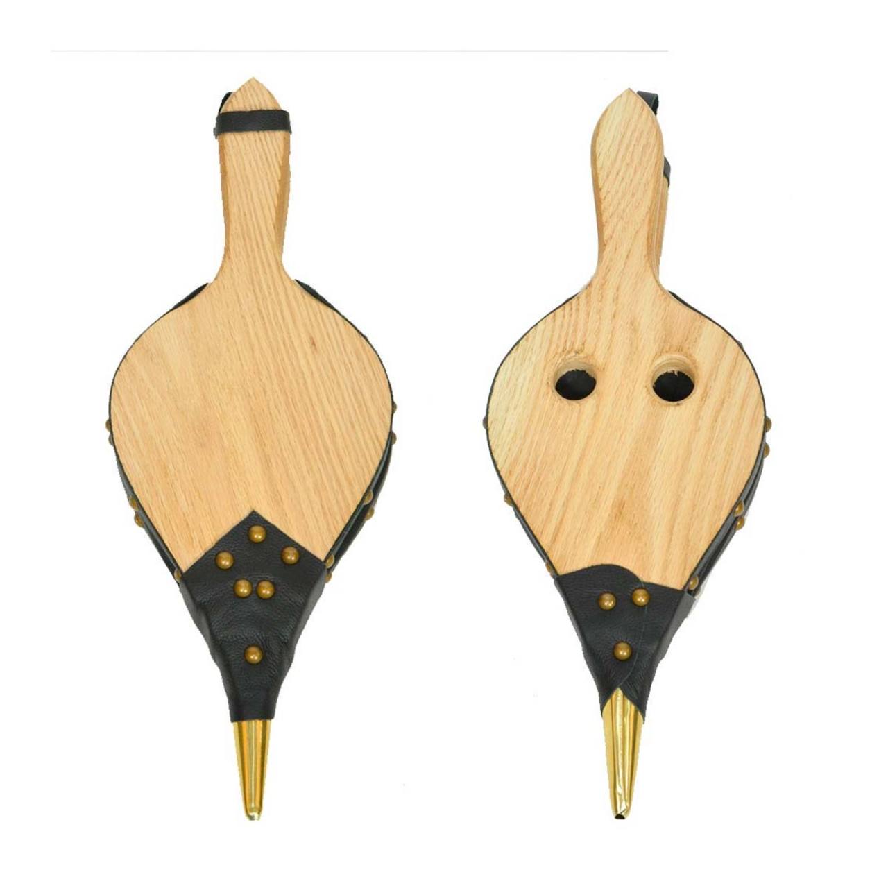 Johnny Beard Small Twin Valve Natural Oak Bellows