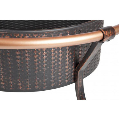 27.5" Copper Rail Fire Pit
