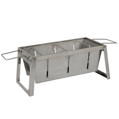 Fire Sense Stainless Steel Foldaway Charcoal Grill - 63724