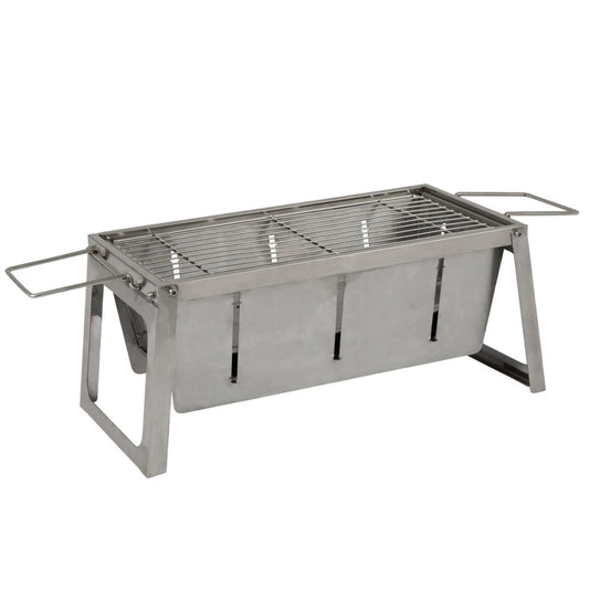 Fire Sense Stainless Steel Foldaway Charcoal Grill - 63724