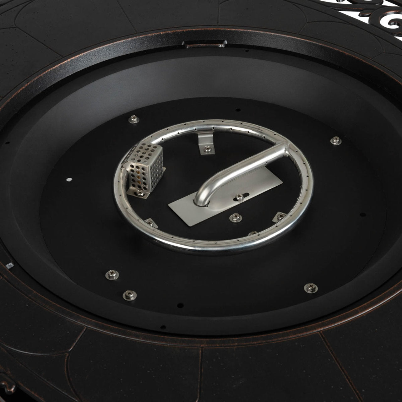 Fire Sense Toulon Oval Aluminum LP Fire Pit - 62198