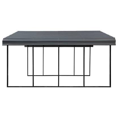 Arrow 20' x 20' x 9' Carport - Charcoal