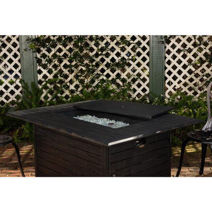 Longmont Aluminum Rectangular LPG Fire Pit