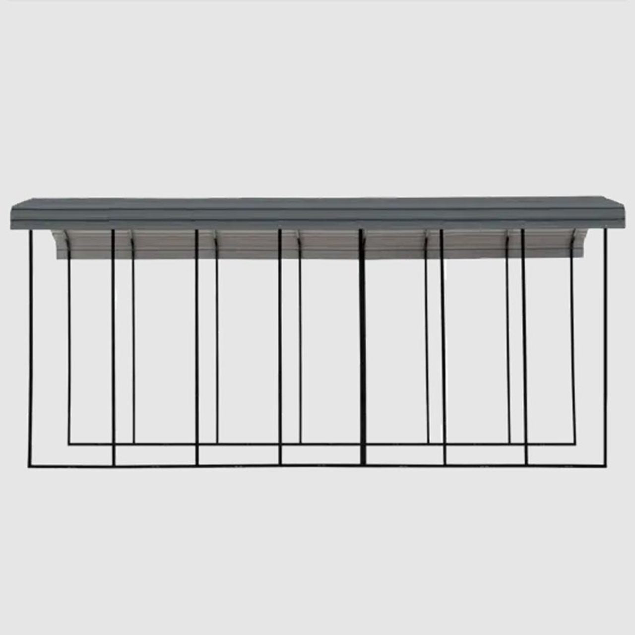 Arrow RV Carport 14 x 33 x 14 Ft. - Charcoal