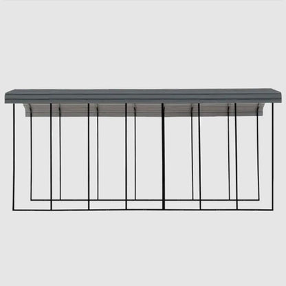 Arrow RV Carport 14 x 33 x 14 Ft. - Charcoal