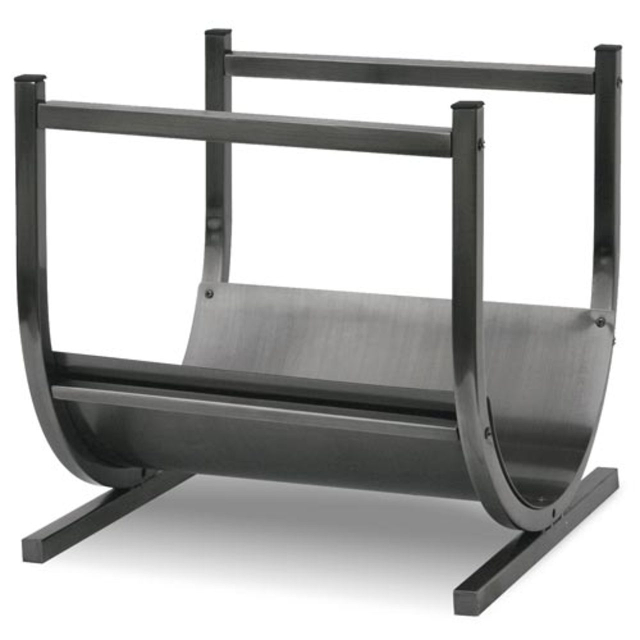 Pewter Finish Log Holder