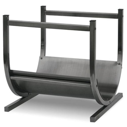 Pewter Finish Log Holder