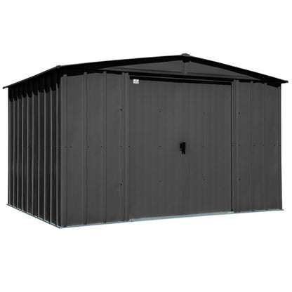 Arrow Classic Steel Storage Shed  10 x 8 Charcoal