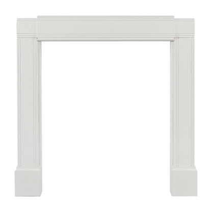 Adjustable Emory Surround by Pearl Mantels - White