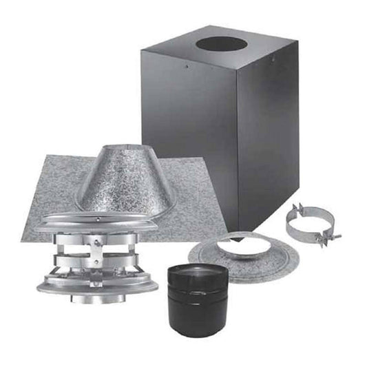 3" PelletVent Pro Cathedral Ceiling Vertical Kit - 3PVP-KVB