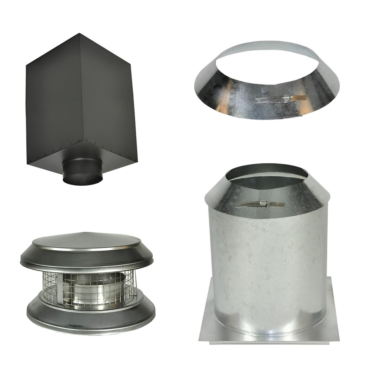 6'' Shasta Vent Cathedral Ceiling Support Box Kit