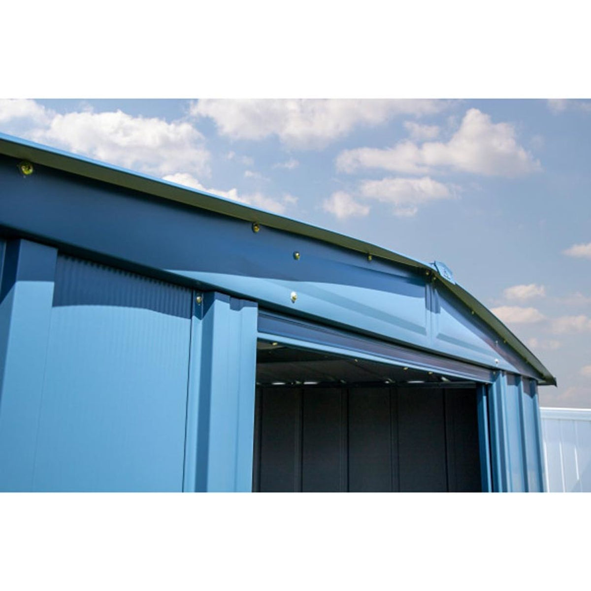 Arrow Classic Steel Storage Shed  10' x 8' Blue Gray
