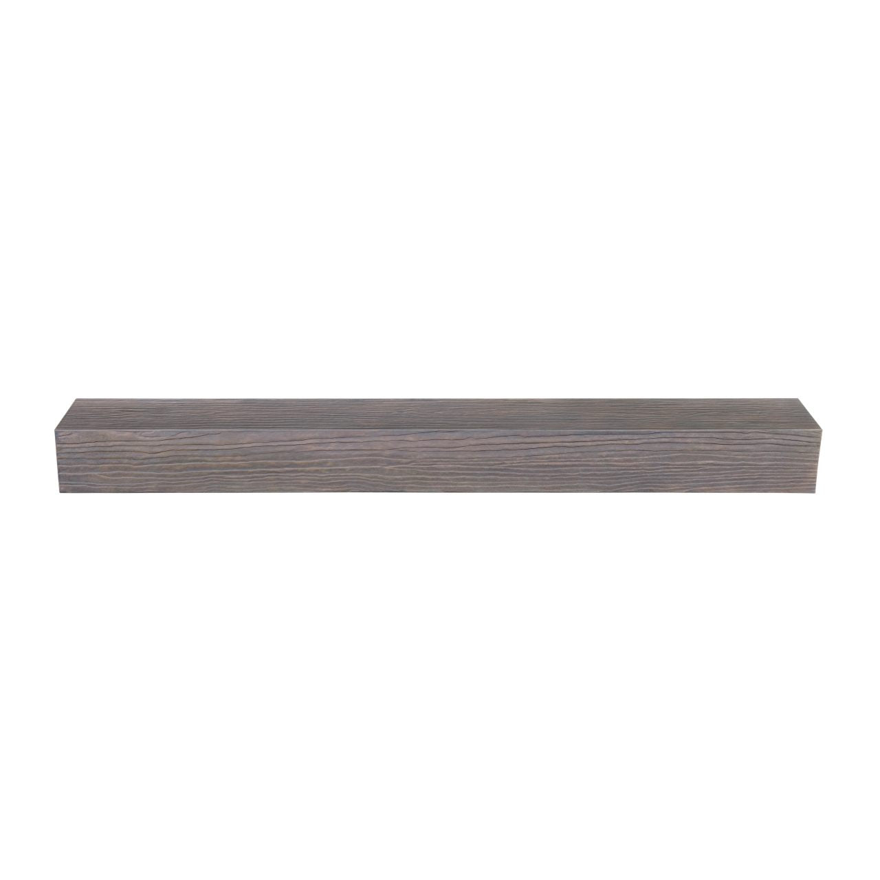 72" Zachary Non-Combustible Fireplace Shelf by Pearl Mantels - Natural Wood Look w/ Little River Finish