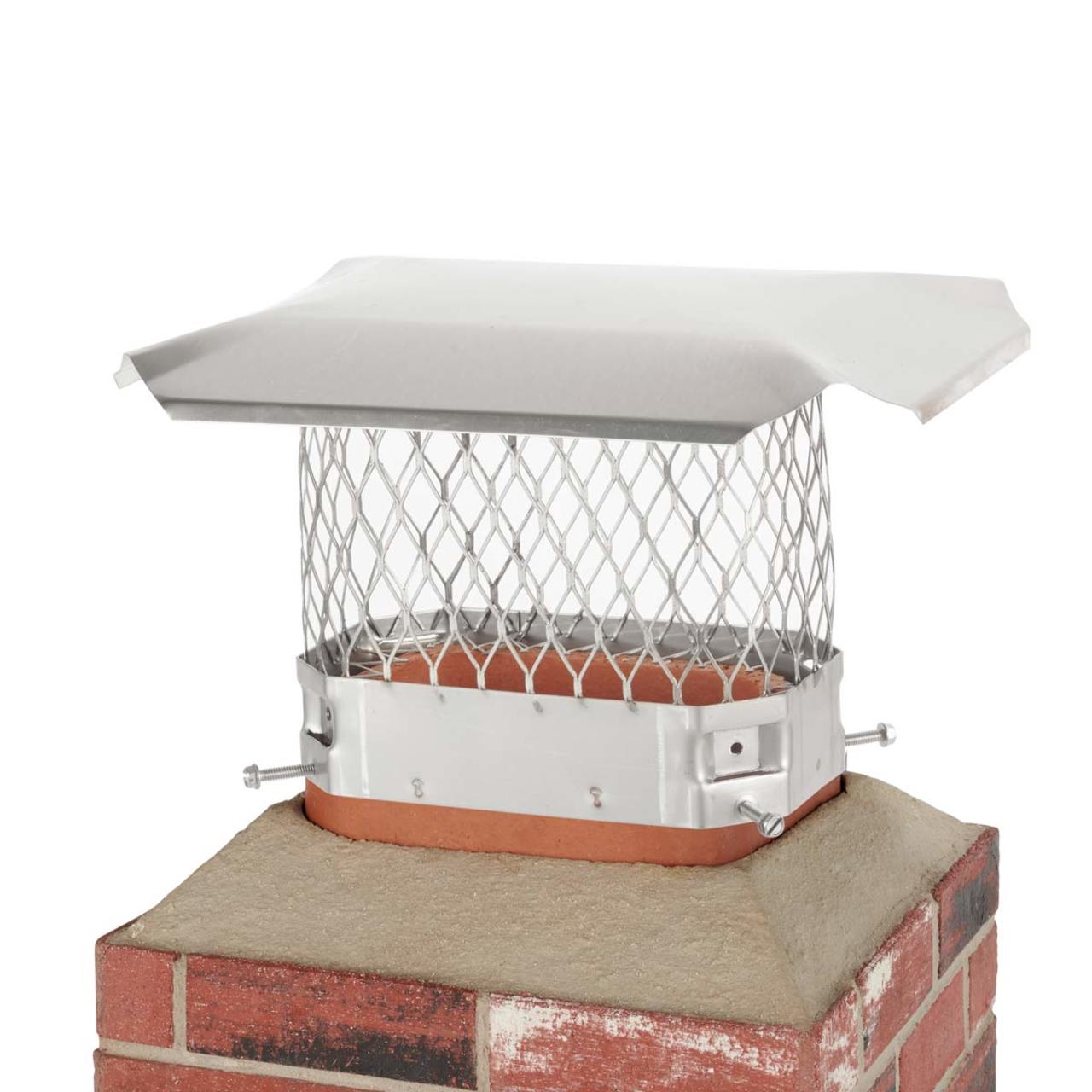 5" x 9" Stainless Steel Single Flue Chimney Cap