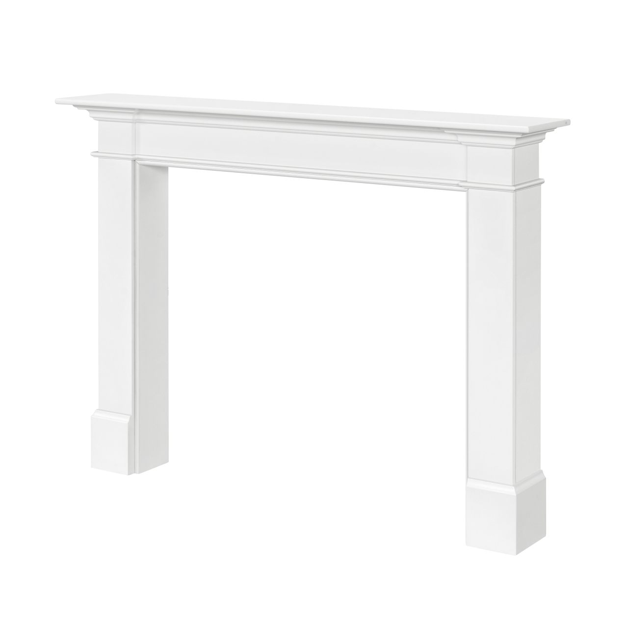 48" Radford MDF Fireplace Mantel by Pearl Mantels - White Paint Finish