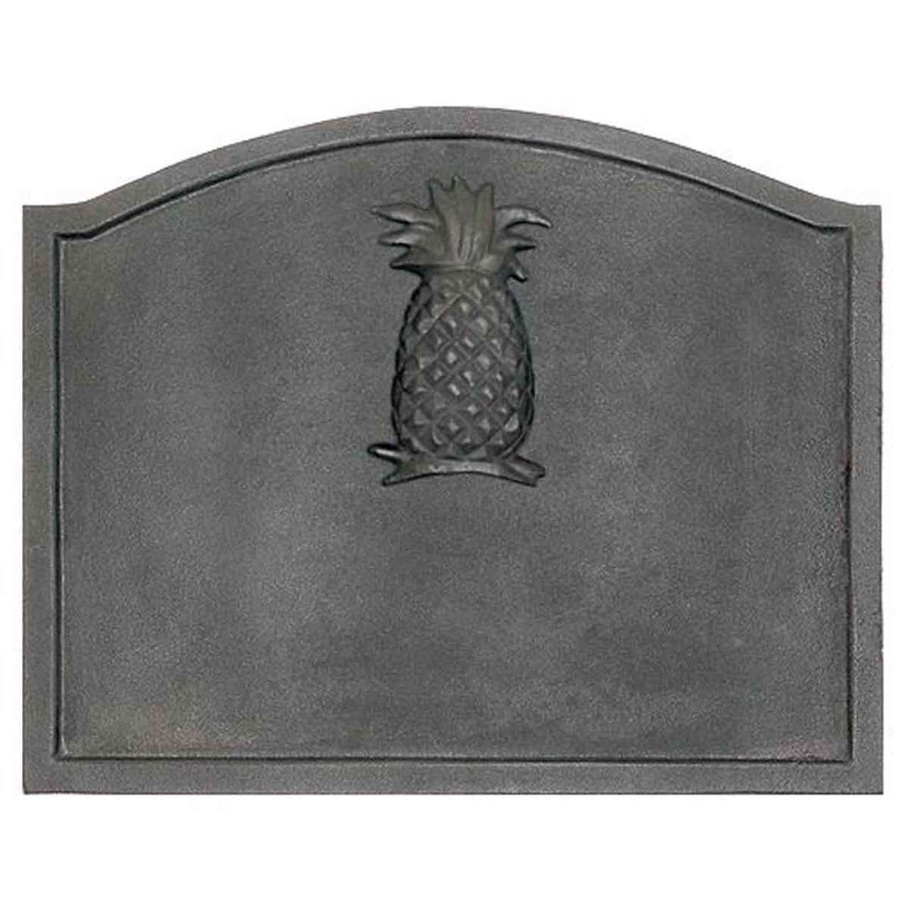 Pineapple Cast Iron Fireback - 19.5" W x 15.5" H