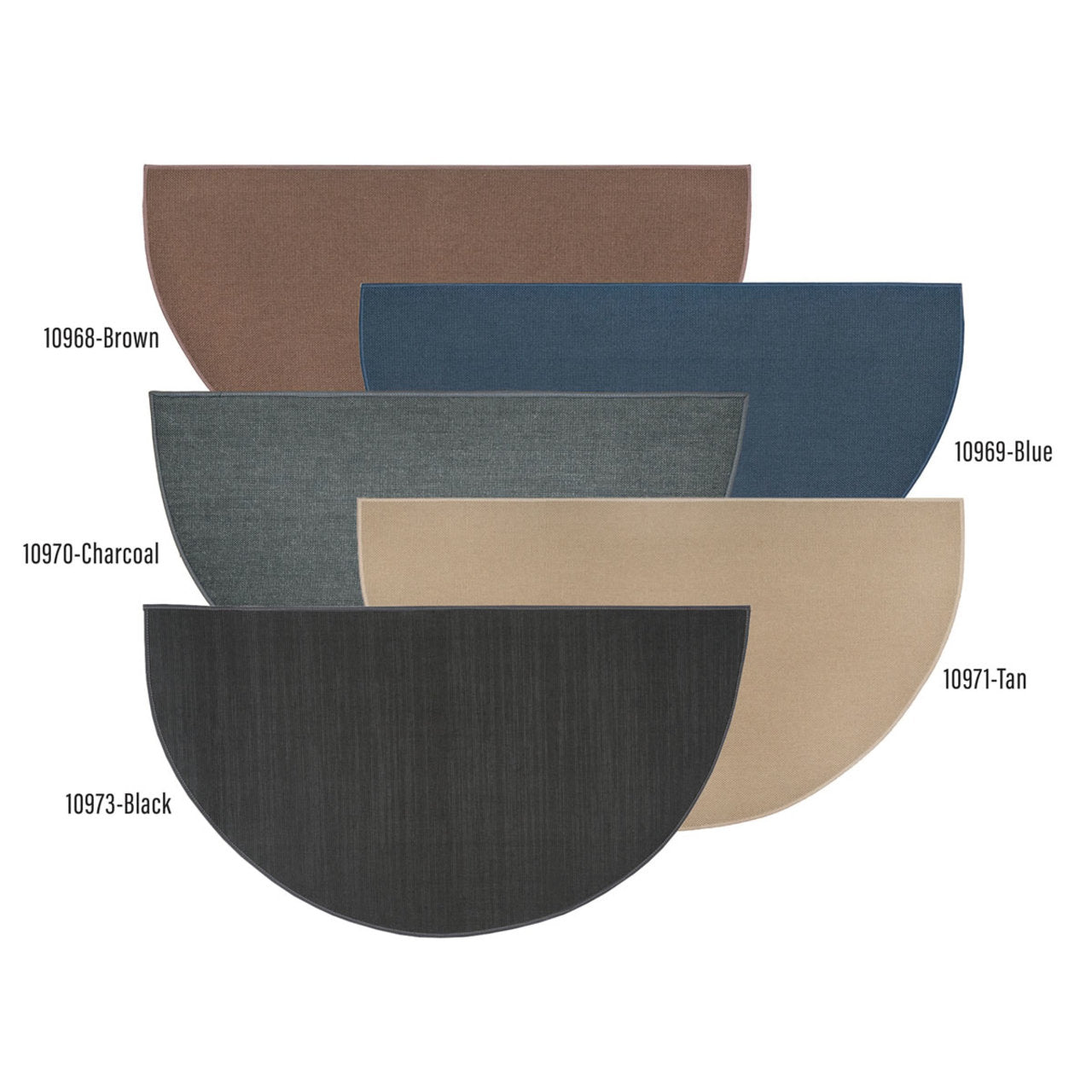 Goods of the Woods 4' Half Round Guardian Fireplace Rug