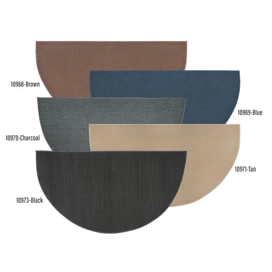 Goods of the Woods 4' Half Round Guardian Fireplace Rug