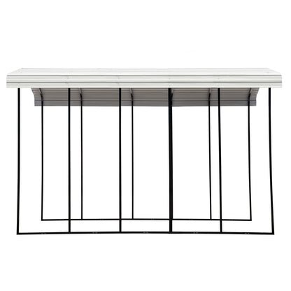 Arrow 14 x 24 x 14 Carport - Eggshell