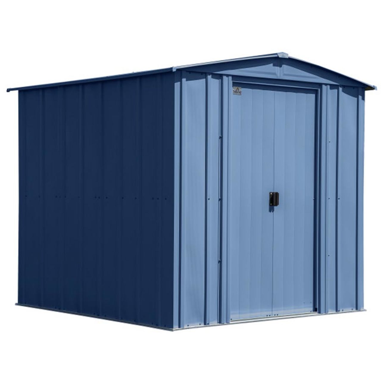 Arrow Classic Steel Storage Shed 6' x 7' -  Blue Gray