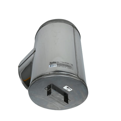 8" DuraTech Stainless Steel Standard Tee with Cap - 8DT-STSS