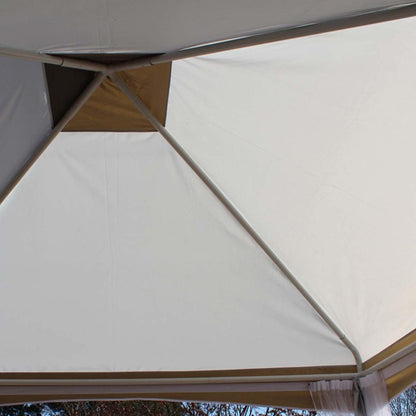 King Canopy  13' x 13' Caramel Creme Garden Canopy