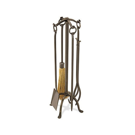 Pilgrim 5 Piece Craftsman Hearth Tool Set - Vintage Iron