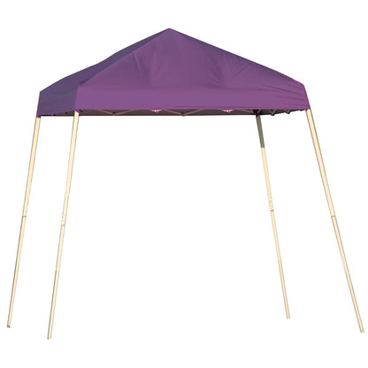 Pop-Up HD 8 x 8 Slant Leg Canopy -  Purple