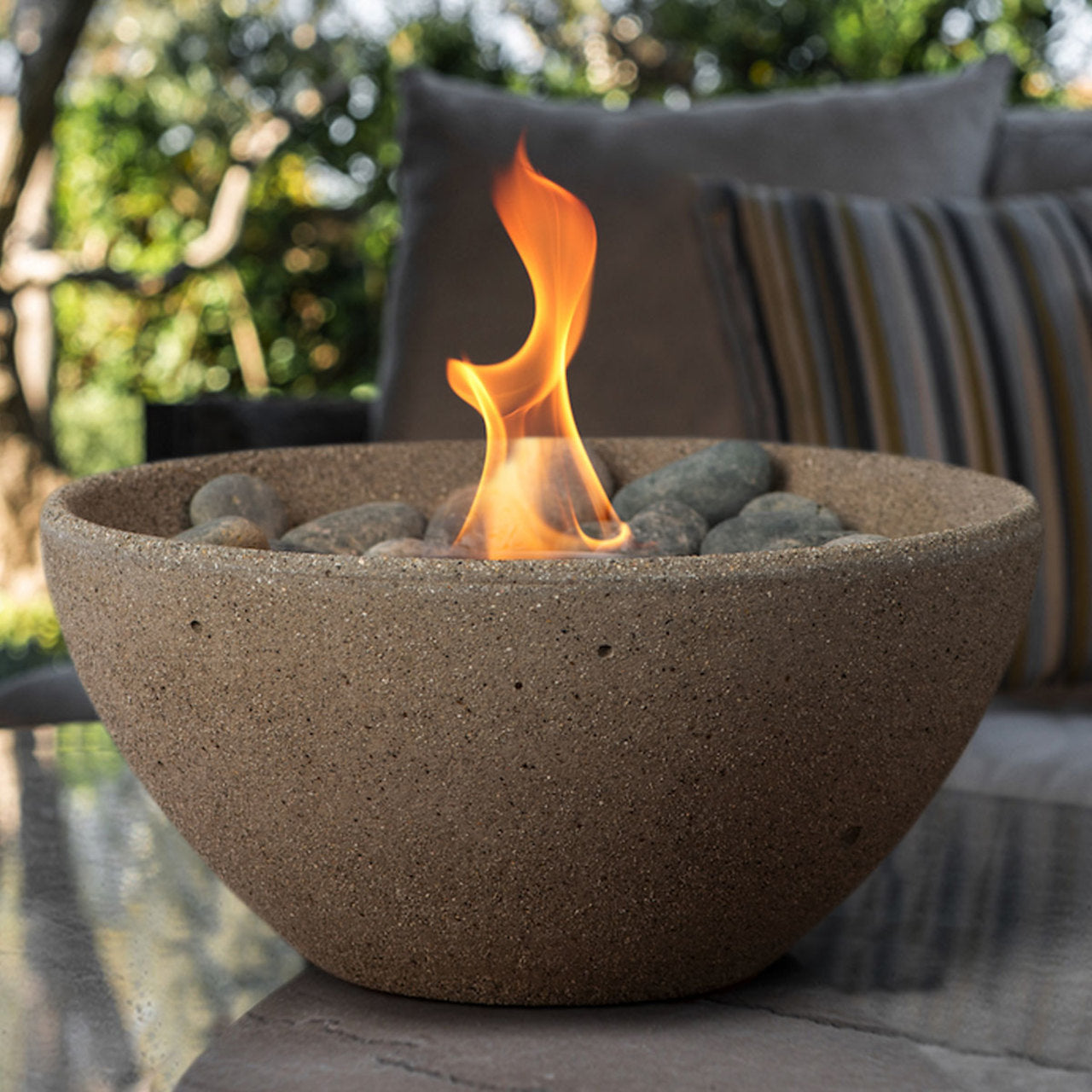 Basin Fire Bowl - Beige