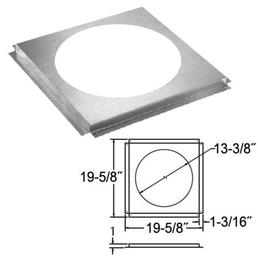 10" DuraChimney II Firestop - 10DCA-FS